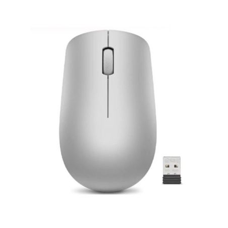 עכבר LENOVO 530 Wireless Mouse Platinum Grey