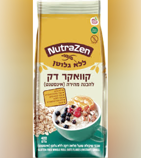 קוואקר אורגני (דק) ללא גלוטן נוטרה זן