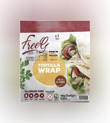 עלי טורטיה ללא גלוטן 180 גרם