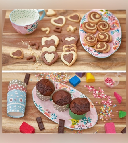 מארז מתוקים-קאפקייקס הפתעות ועוגיות שוקו וניל