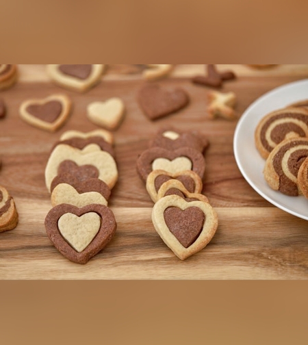 עוגיות שוקו וניל-שחור לבן