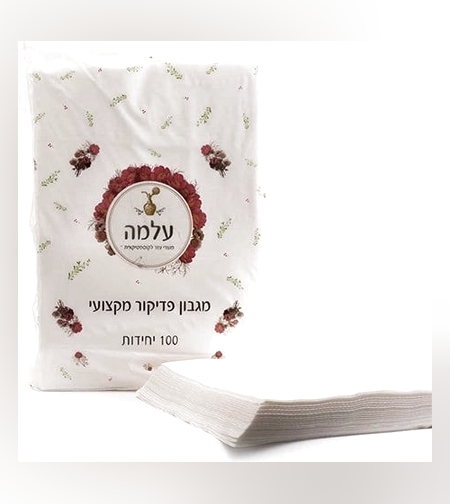 נייר פדיקור עלמה 100 יח'