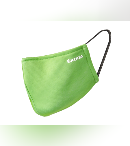 מסכה אנטיבקטריאלית של סקודה צבע ירוק