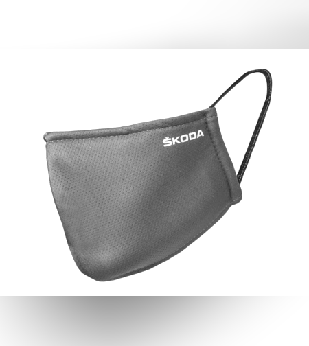 מסכה אנטיבקטריאלית של סקודה צבע אפור