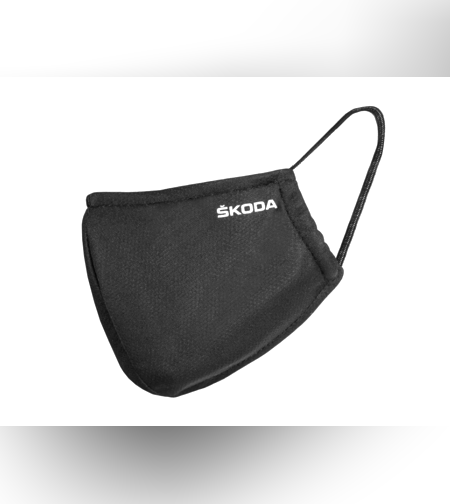 מסכה אנטיבקטריאלית של סקודה צבע שחור