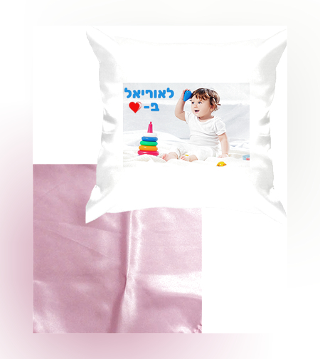 הדפסה על כרית נוי בצורת ריבוע סאטן