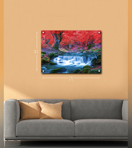 הדפסה על זכוכית 70X50ס