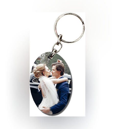 הדפסה על מחזיק מפתחות אליפסה