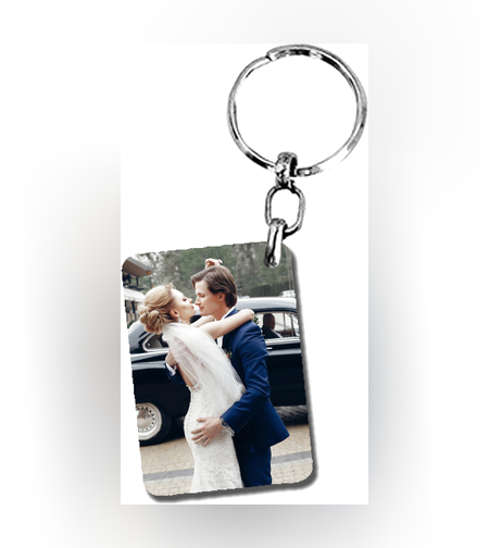 הדפסה על מחזיק מפתחות מלבן