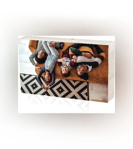 בלוק עץ מדבקה בגודל 20X30 ס