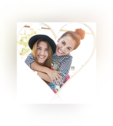 בלוק עץ מדבקה לב בגודל 10X10 ס