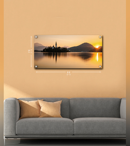 הדפסה על זכוכית 80X40ס