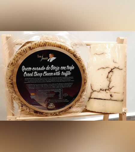 גבינת מנצ'גו עם כמהין (טרופדו)