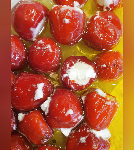 פלפל אדום ממולא