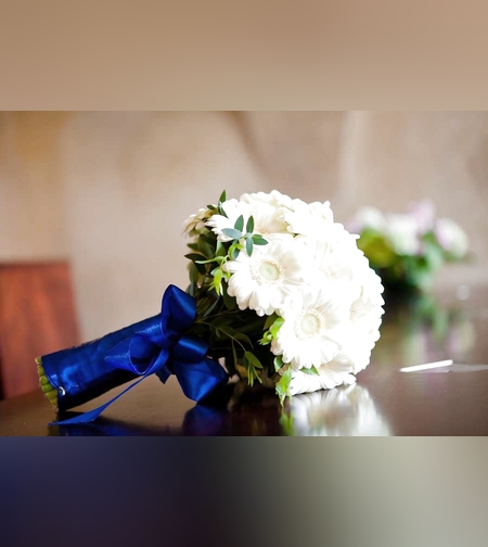 Bridal bouquet of gerberas