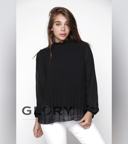 חולצת פליסה כיווצים