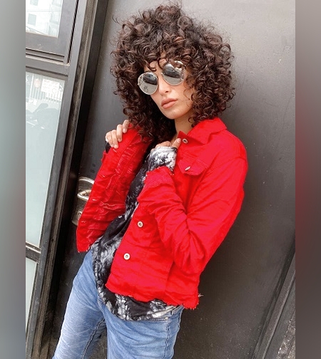 ג'קט מיס לונה קלאסי אדום