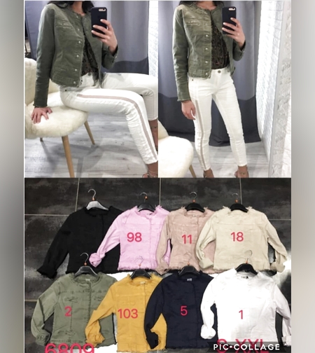 ג'קט גינס ניקי סיומת אנפיניש