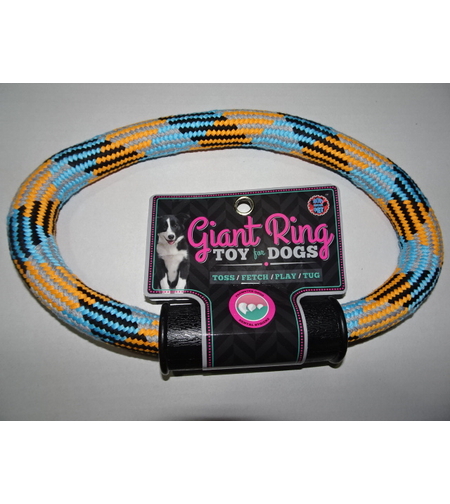 צעצוע לכלב - חבל טבעת ענק דנטלית