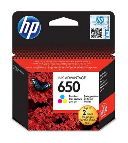 ראש דיו צבע מקורי  HP 650 