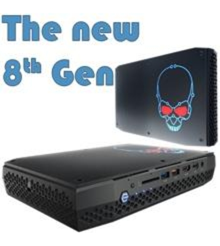 מחשב מיני Intel 8th gen Intel NUC core i7-8705G M.2 SS 