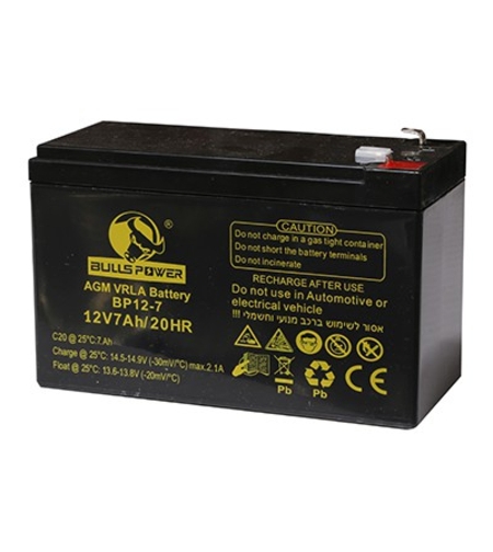 מצבר לאל פסק 12V 7A