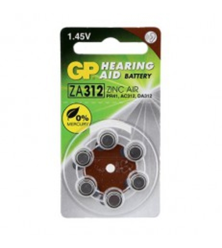 סוללה למכשיר שמיעה במארז ZA312