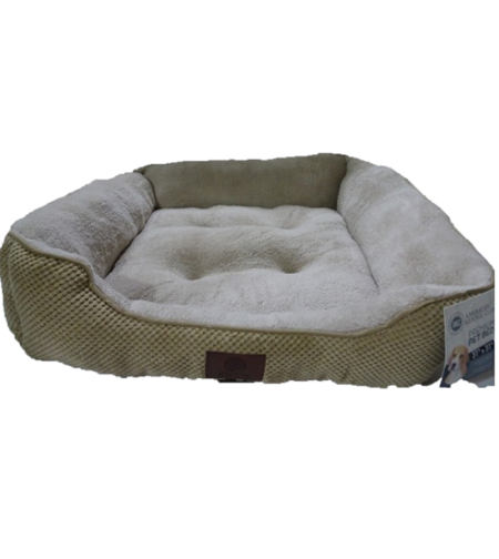 מיטה לכלב גדול/בינוני דוגמת פיקסל, פרוותית - AKC