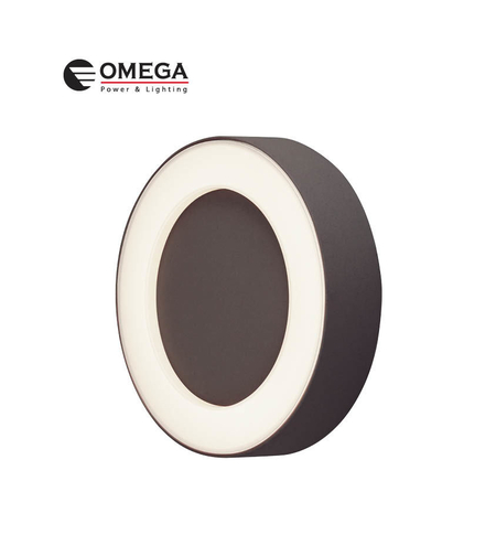 צמוד קיר/חומה SHINE עגול 12W