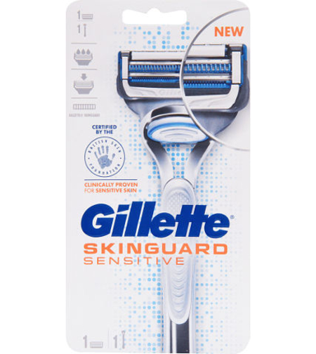 מכשיר גילוח ג'ילט סקין גארד סנסיטיב 