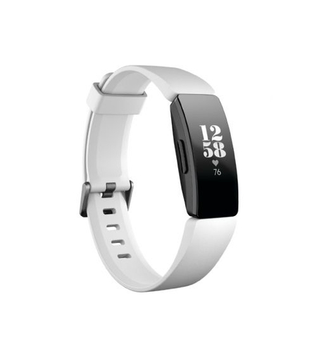 צמיד פעילות שחור/לבן Fitbit Inspire HR