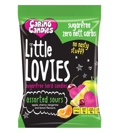 Caring Candies Little Lovies Sours 100g or 1kg