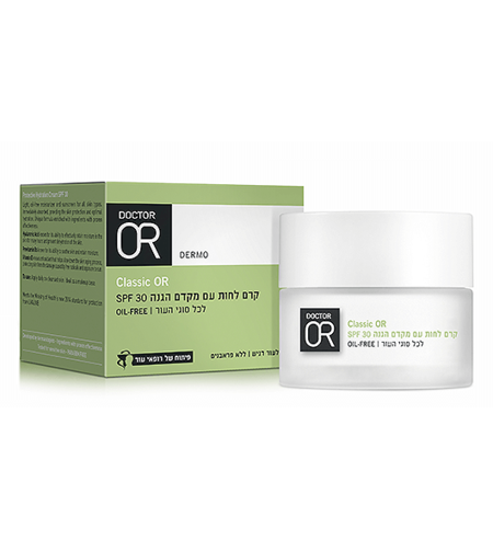 Classic OR קרם לחות עם מקדם הגנה Dr. Or