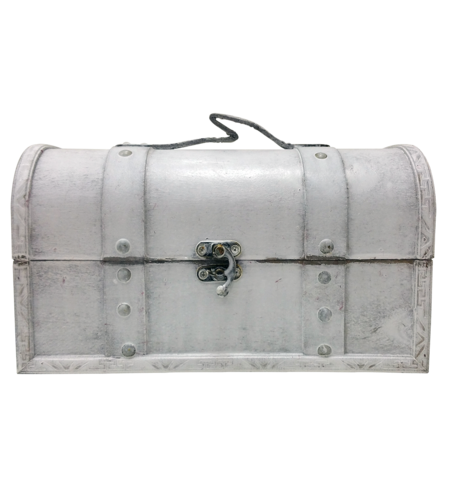 תיבת אוצר מעץ לבן