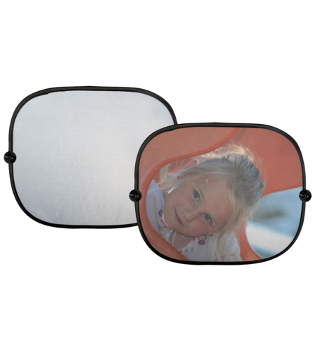 זוג צלונים לרכב עם הדפסה אישית