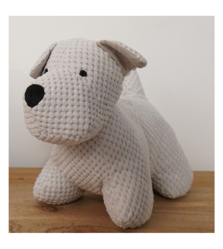 מעצור דלת כלבלב לבן 