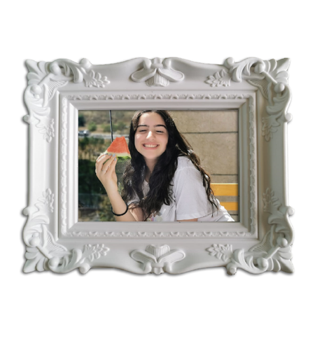 מסגרת תמונה לבנה/שחורה-קיר משפחה