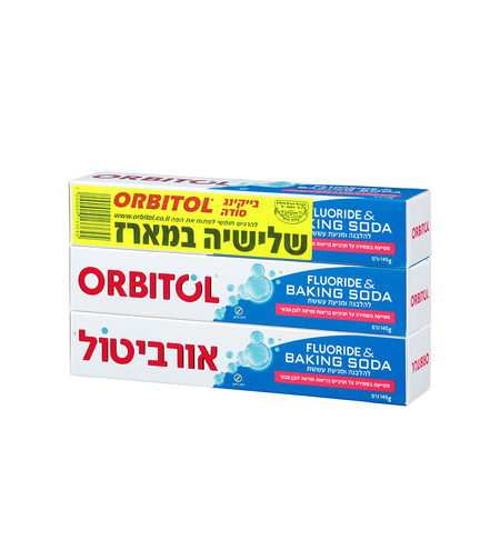 אורביטול משחת שיניים סודה