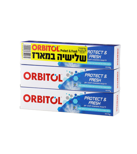 משחת שיניים Protect & Freash 145 גרם 3X