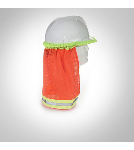 כיסוי צוואר כתום לקסדות מגן