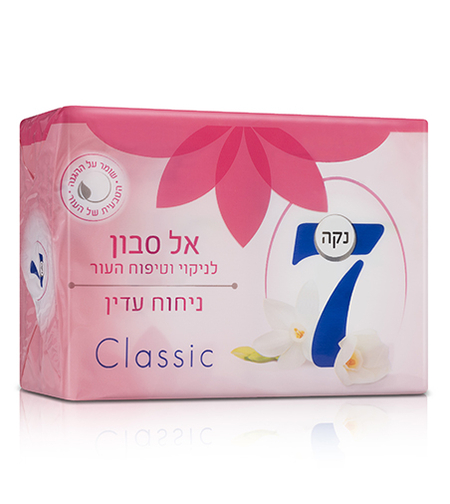 נקה 7 אל סבון קלאסי ורוד, 400 גרם