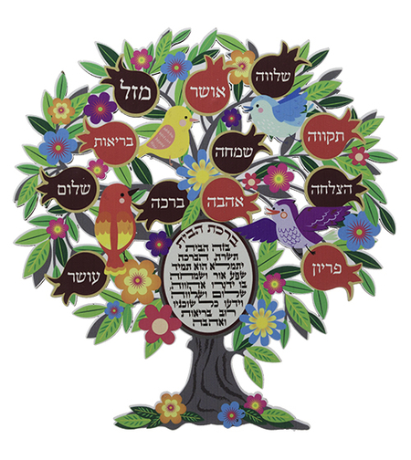 עתידי עץ ברכות ברכת הבית עברית 20 ס