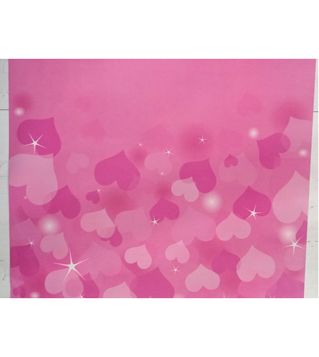 טפט מדבקה 35*35  דגם לבבות