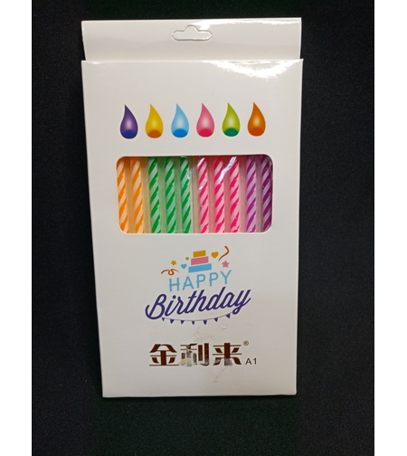 נרות צבעוניים