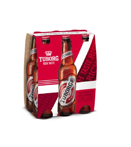 טובורג בירה שישיה 6*330-  Tuborg beer 
