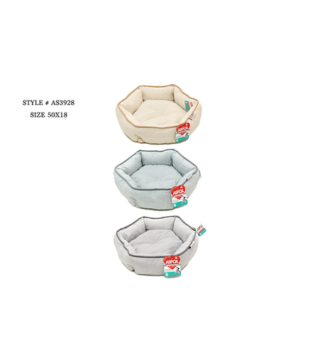 מיטה לכלב קטן קיצית בצורת משושה