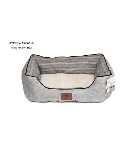 מיטה לכלב בינוני, פרוותית משובצת