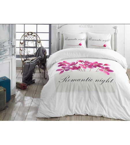  לבן פרחים קלאסי 120/200