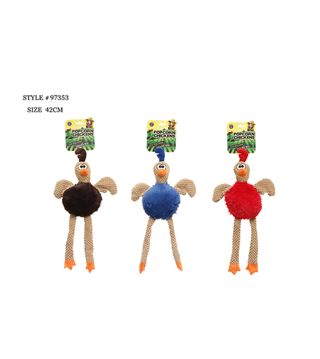 צעצוע לכלב - בובת תרנגול מקרקר