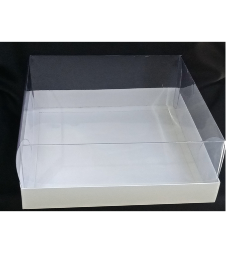 תחתית קרטון מכסה שקוף 30*30*11.5